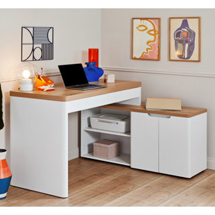 Corner desk deals with file drawer